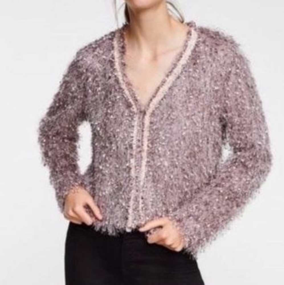 NWOT Zara basic fringed jacket